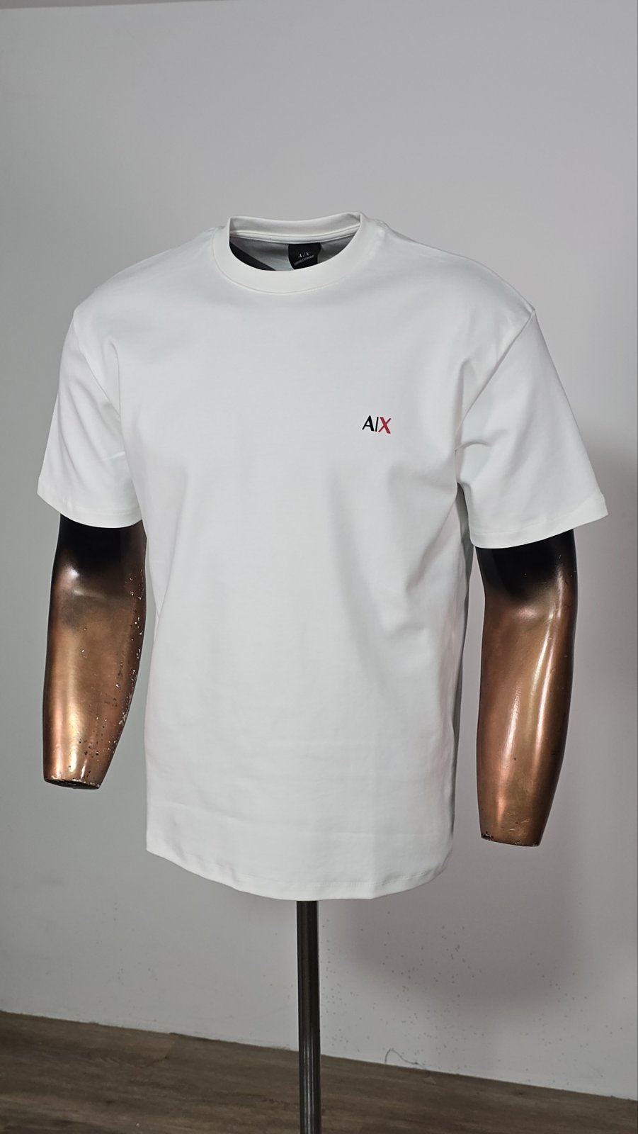 Majica muška pamuk Armani bijela mz - Image 2