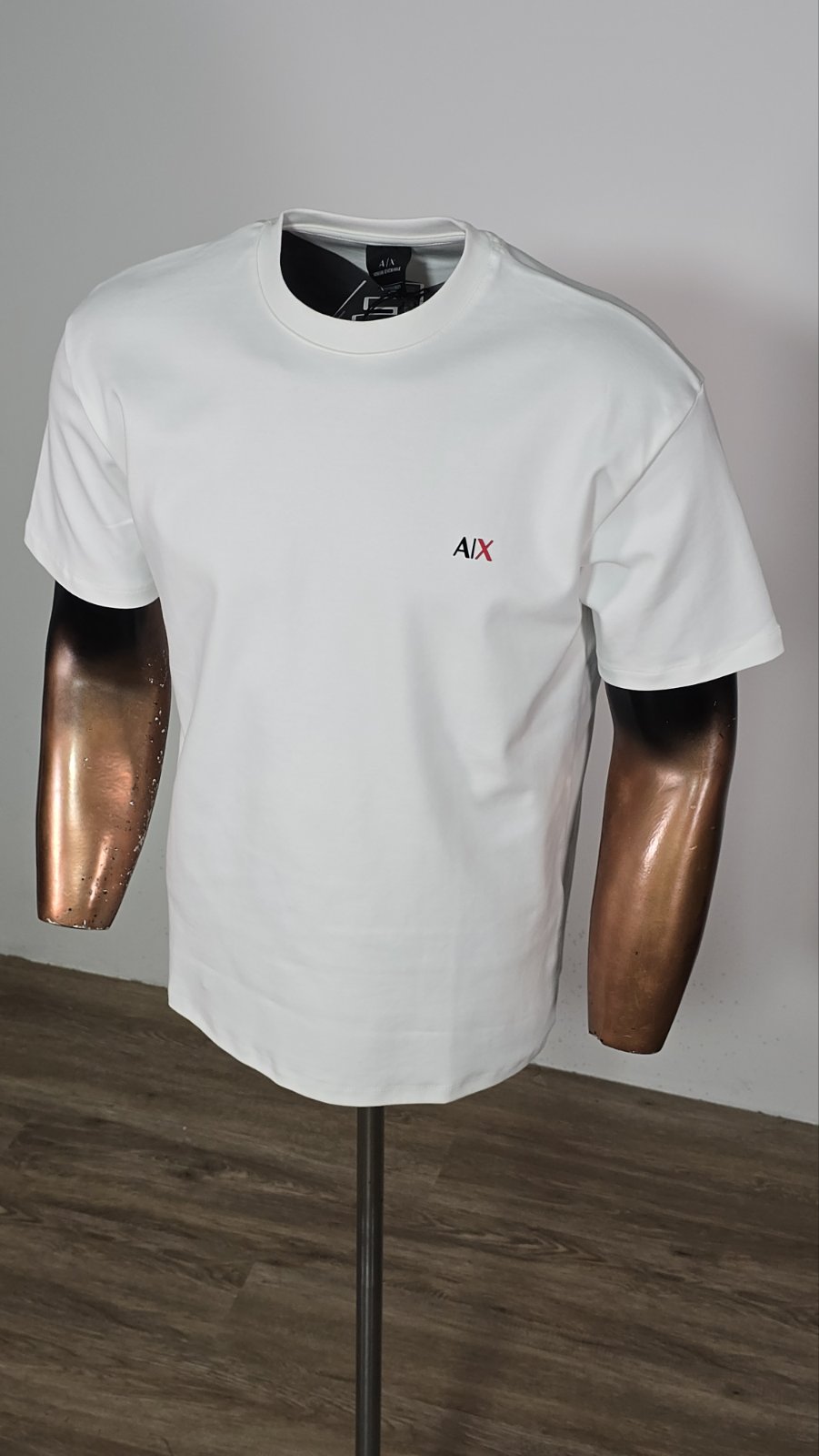 Majica muška pamuk Armani bijela mz - Image 3