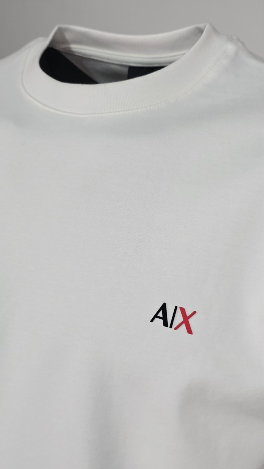 Majica muška pamuk Armani bijela mz - Image 4