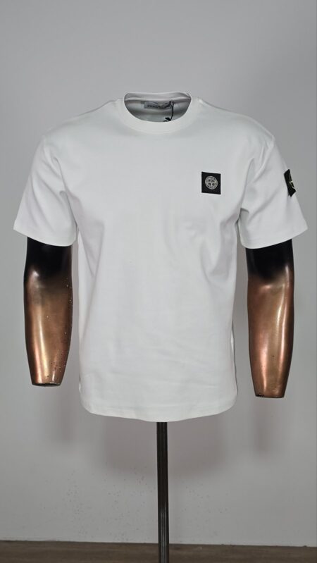 Majica muška pamuk Stone Island bijela
