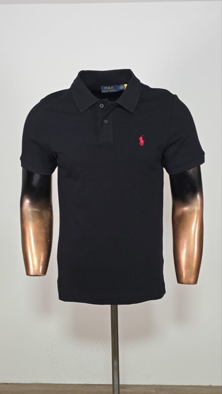 Majica Polo crna kragna