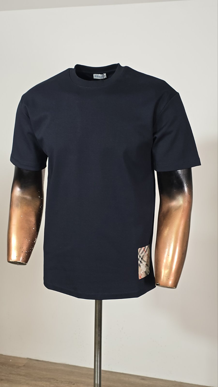 Majica muška pamuk Burberry teget