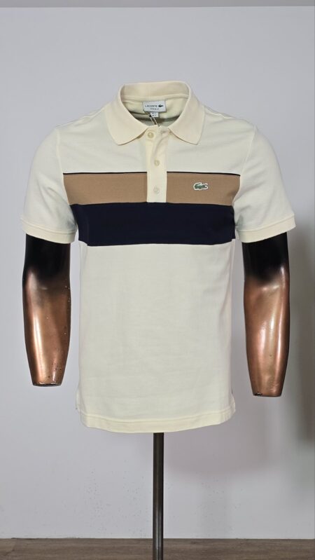 Majica Polo Lacosta sampanjac pruge