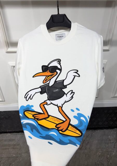 Majica Iceberg labud surf bijela