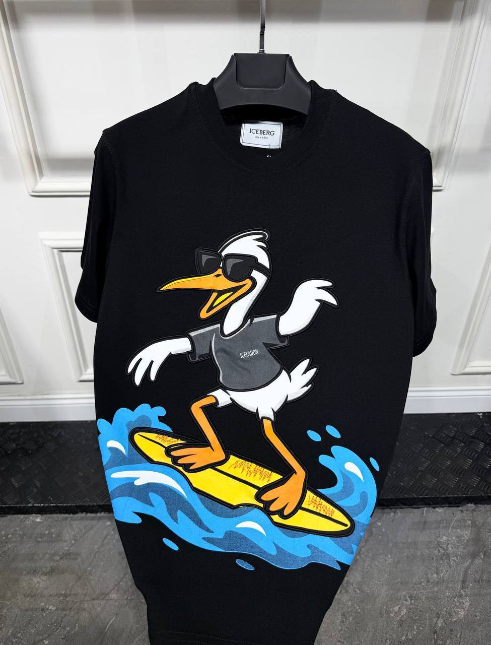 Majica Iceberg labud surf crna - Image 3