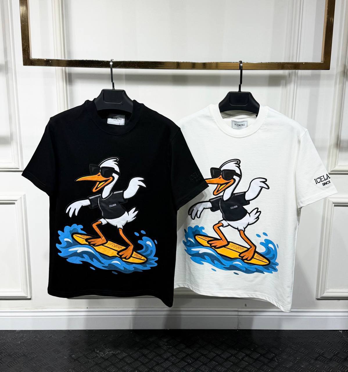 Majica Iceberg labud surf crna - Image 6