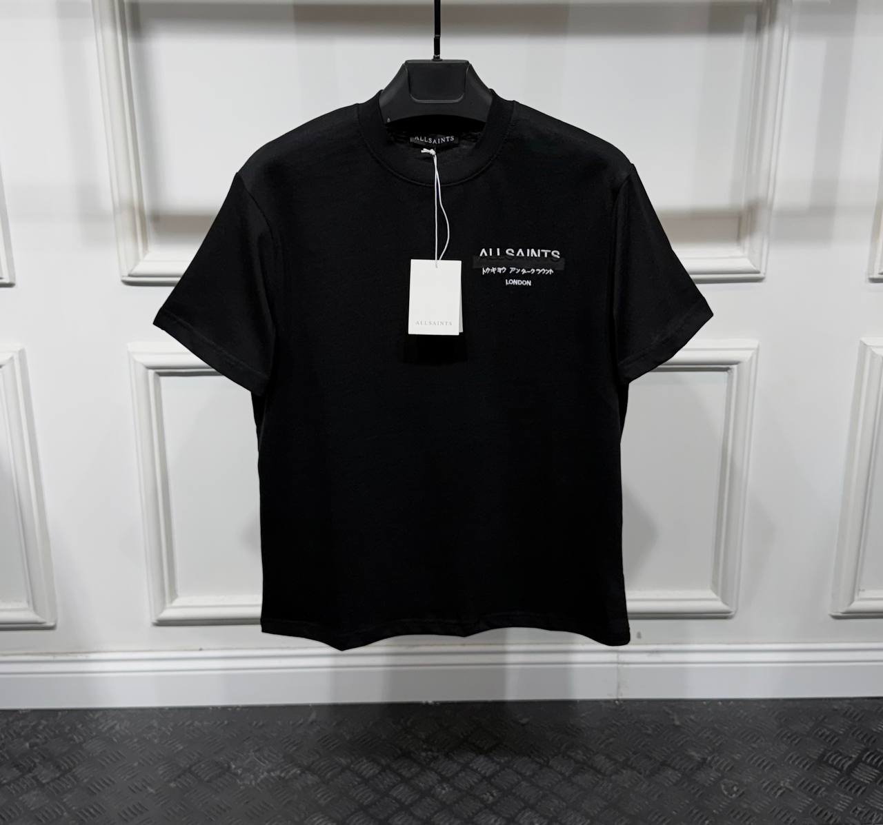 Majica Allsaints crna - Image 5