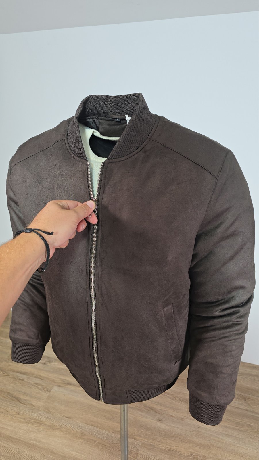 Muška jakna bomber Italija braon GI-890 - Image 5