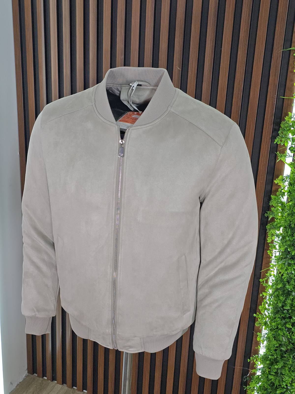 Muška jakna bomber Italija siva GI-890 - Image 3