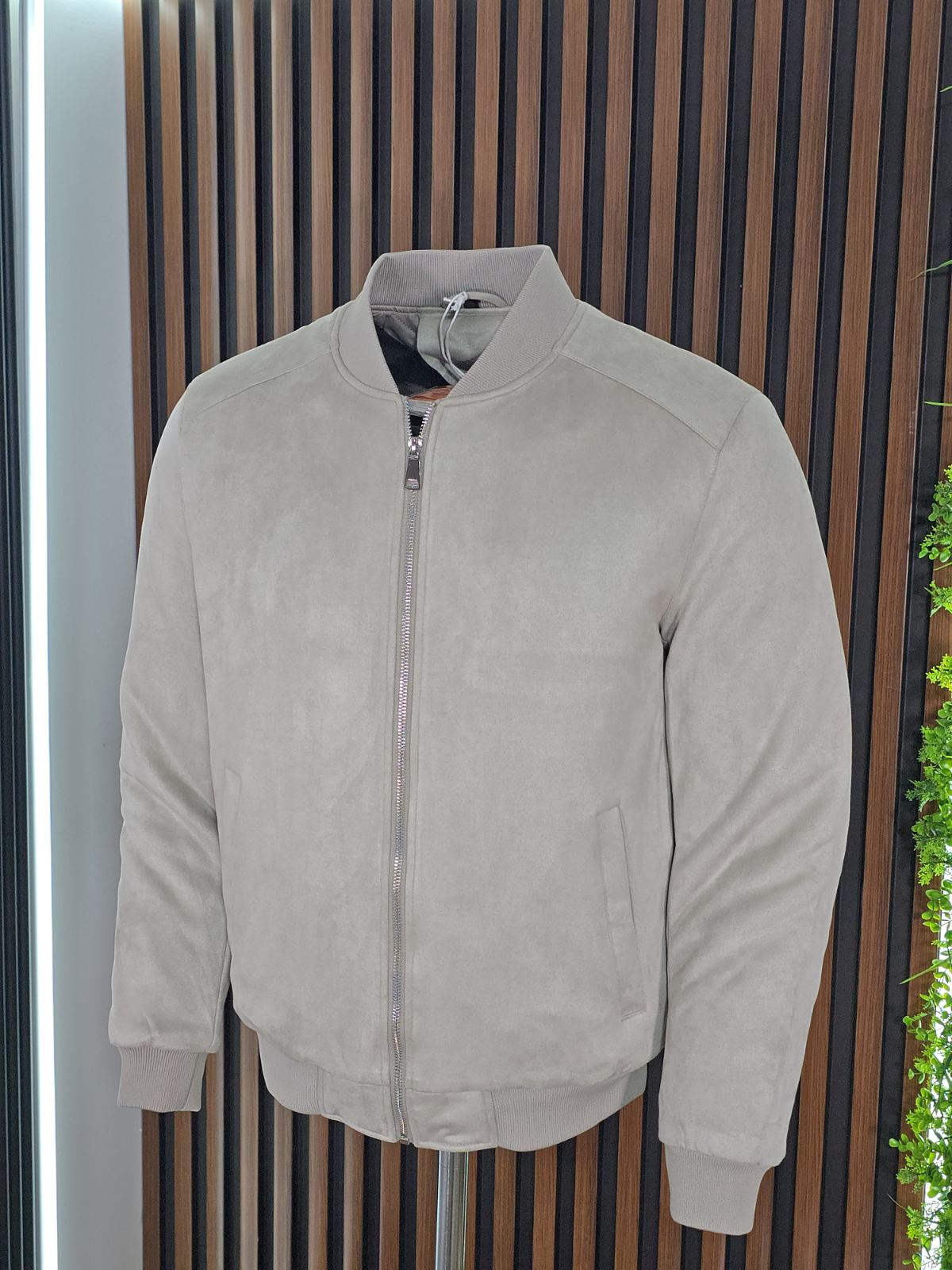 Muška jakna bomber Italija siva GI-890 - Image 2
