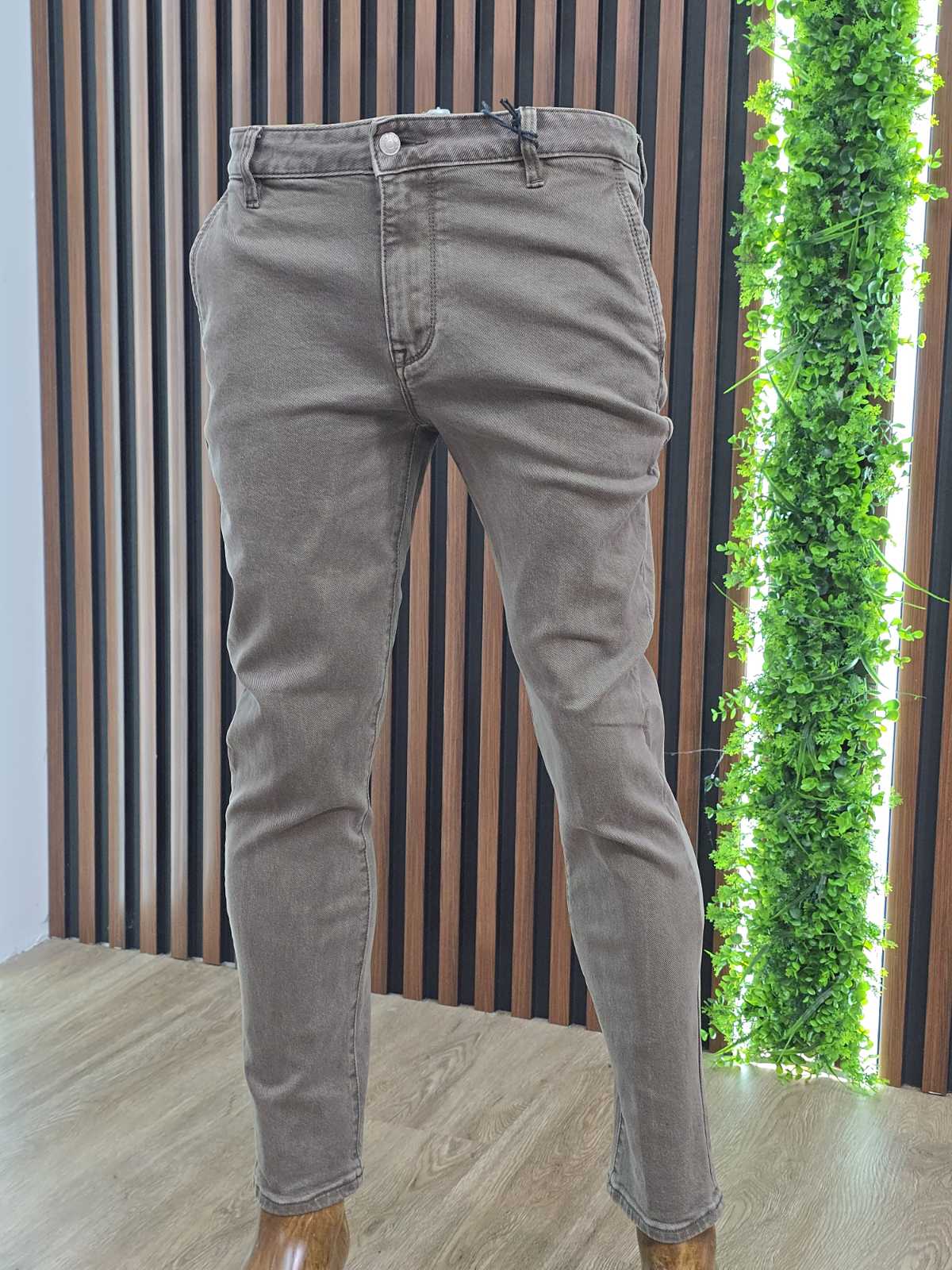 Muške Chino pantalone iz Italije – zelene weber